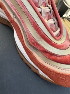 Nike Damen Sneaker samt Air Max 97 Ultra 17 LX – Dusty Peach Gr. 37 37,5 – Gold – Bild 6 von 7