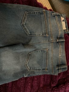 Mädchen Jeans – helle Waschung, Skinny-Schnitt – Größe 128 – Blau