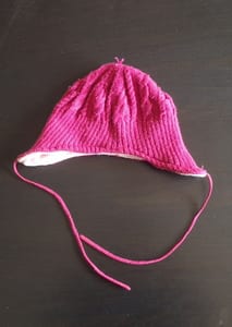 2er-Set Baby-Wintermützen Gr.74/80 – Rosa – Bild 4 von 6