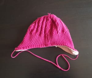 2er-Set Baby-Wintermützen Gr.74/80 – Rosa – Bild 5 von 6
