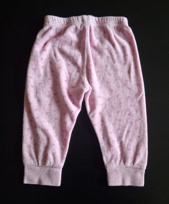 Kuschelige Baby-Frottee-Hose Gr.80 – Rosa – Bild 2 von 2