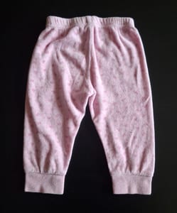Kuschelige Baby-Frottee-Hose Gr.80 – Rosa – Bild 2 von 2
