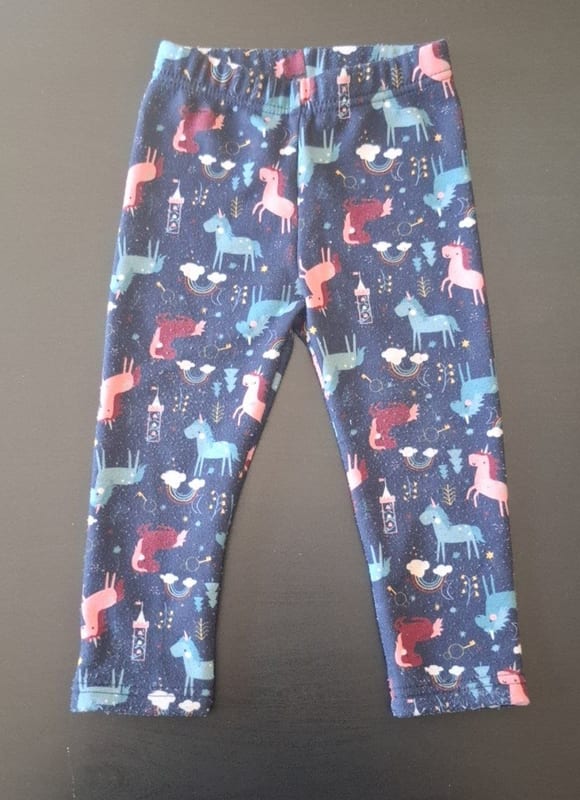 Mädchen 2er Set Hosen Gr.86 – Blau/Bunt – Bild 2 von 5
