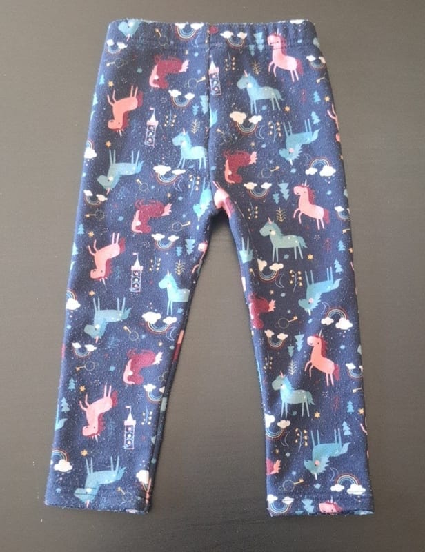 Mädchen 2er Set Hosen Gr.86 – Blau/Bunt – Bild 3 von 5