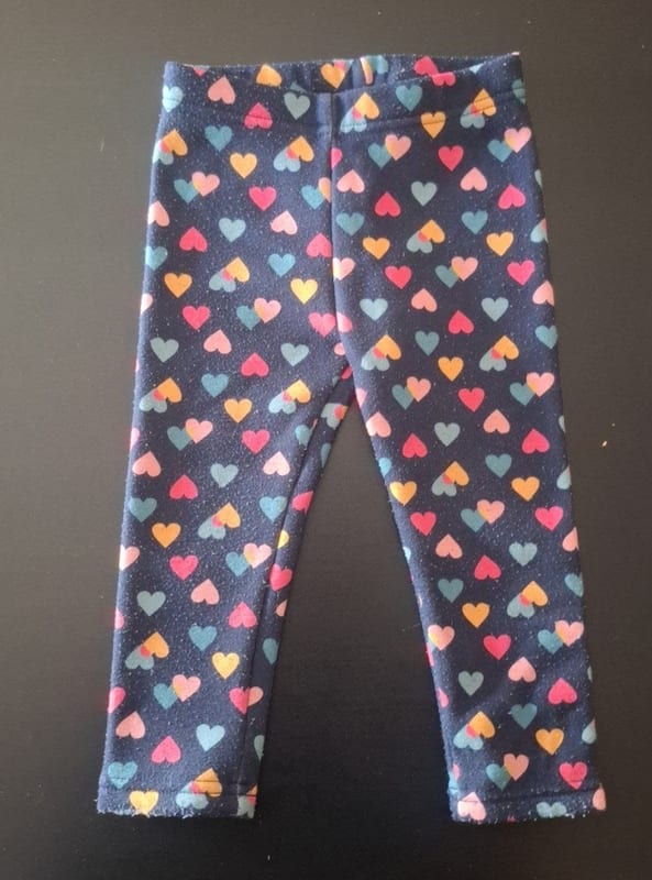 Mädchen 2er Set Hosen Gr.86 – Blau/Bunt – Bild 4 von 5