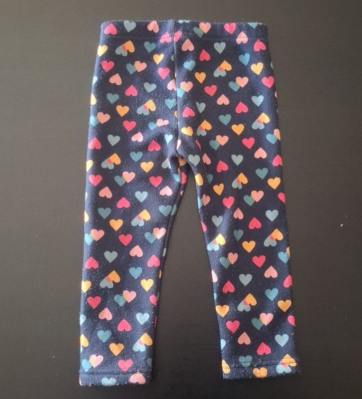 Mädchen 2er Set Hosen Gr.86 – Blau/Bunt – Bild 5 von 5
