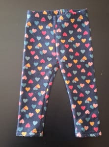 Mädchen 2er Set Hosen Gr.86 – Blau/Bunt – Bild 4 von 5
