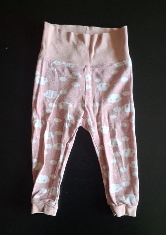 3er Set Kinder Leggings Gr. 74/80 – Rosa/Weiß – Bild 2 von 7