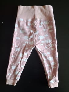 3er Set Kinder Leggings Gr. 74/80 – Rosa/Weiß – Bild 3 von 7