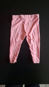 3er Set Kinder Leggings Gr. 74/80 – Rosa/Weiß – Bild 7 von 7