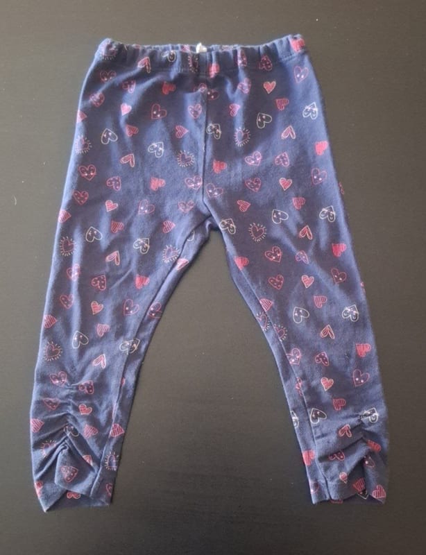Mädchen 3er Set süße Leggings Gr. 86 – Blau/Rosa – Bild 2 von 8