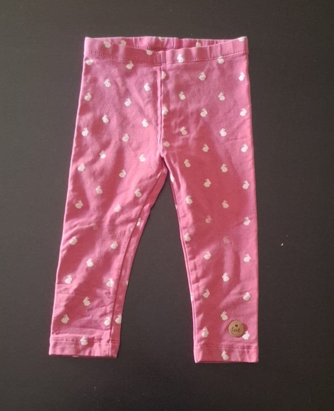 Mädchen 3er Set süße Leggings Gr. 86 – Blau/Rosa – Bild 7 von 8