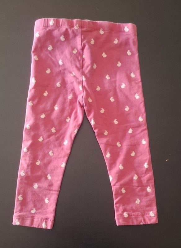 Mädchen 3er Set süße Leggings Gr. 86 – Blau/Rosa – Bild 8 von 8