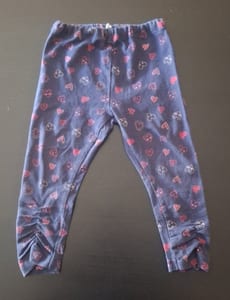 Mädchen 3er Set süße Leggings Gr. 86 – Blau/Rosa – Bild 2 von 8