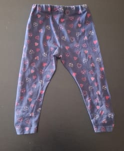 Mädchen 3er Set süße Leggings Gr. 86 – Blau/Rosa – Bild 4 von 8