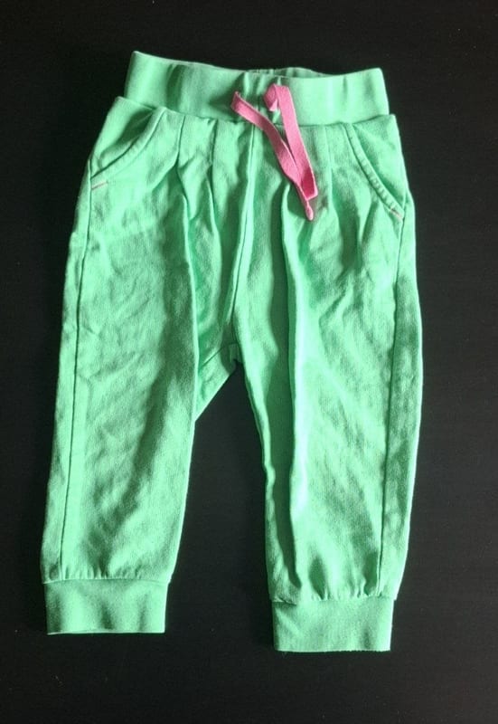 3er Set süße Baby-Hosen Gr.80 – Grün/Blau – Bild 8 von 10