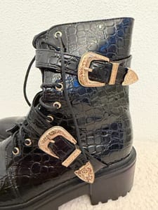 Damen stiefeletten – Größe 39 – Schwarz – Bild 3 von 4