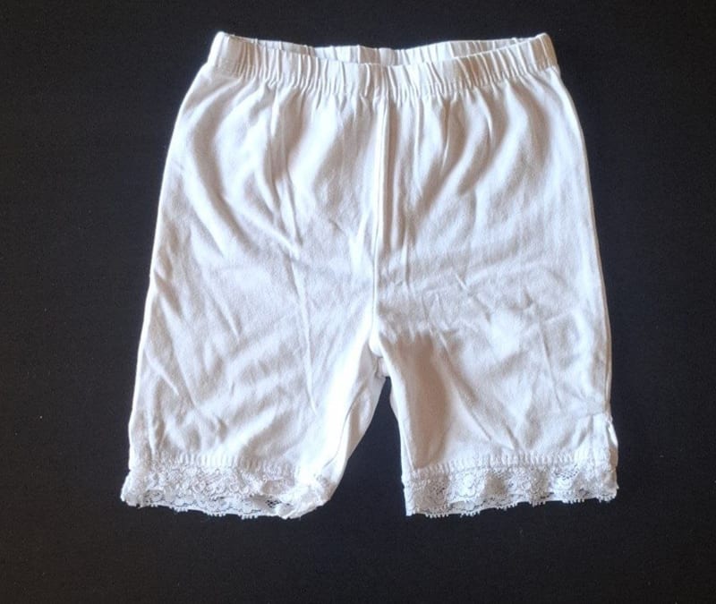 Mädchen Süße weiße Radlerhose Gr.86