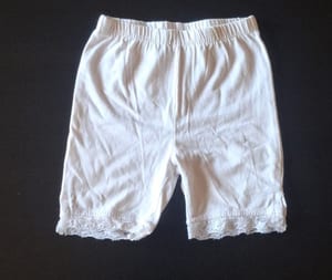 Mädchen Süße weiße Radlerhose Gr.86