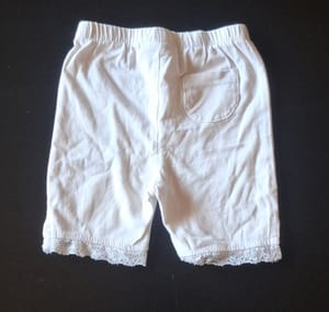 Mädchen Süße weiße Radlerhose Gr.86 – Bild 2 von 2