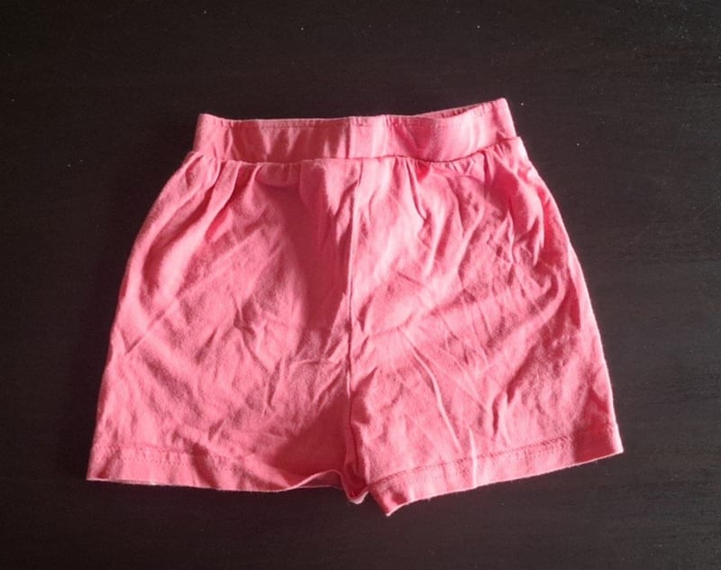 3er Set sommerliche Baby / Kleinkind Shorts Gr.80 – Rosa/Weiß/Orange – Bild 2 von 8