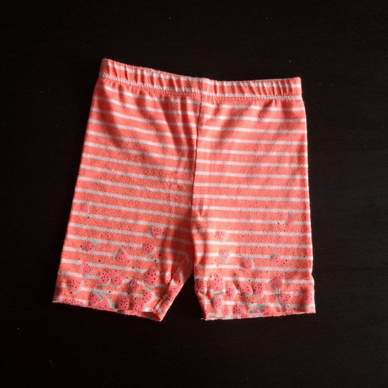 3er Set sommerliche Baby / Kleinkind Shorts Gr.80 – Rosa/Weiß/Orange – Bild 4 von 8