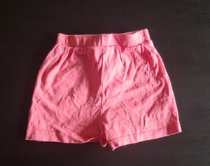 3er Set sommerliche Baby / Kleinkind Shorts Gr.80 – Rosa/Weiß/Orange – Bild 2 von 8