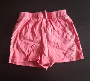 3er Set sommerliche Baby / Kleinkind Shorts Gr.80 – Rosa/Weiß/Orange – Bild 3 von 8