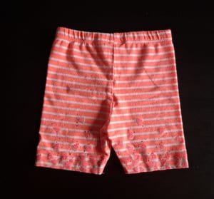 3er Set sommerliche Baby / Kleinkind Shorts Gr.80 – Rosa/Weiß/Orange – Bild 6 von 8