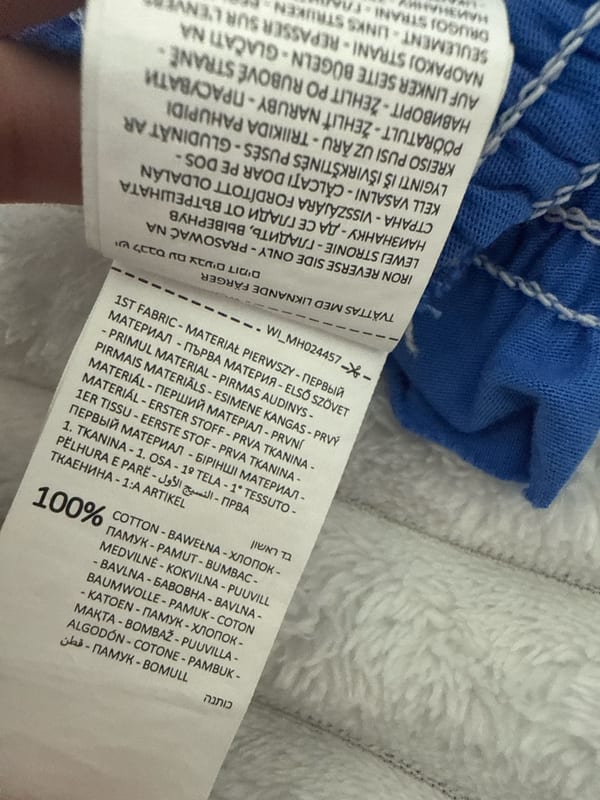 Damen Blaues schulterfreies Top mit Lochstickerei und Smok-Bund – Größe M – Bild 4 von 4