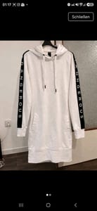 Dangerous Damen DNGRS Hoodie-Kleid in Creme/Offwhite – Größe S – Weiß