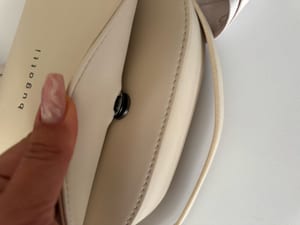 Bugatti Damen Tasche beige Crossbody Handtasche Bag Half Moon Bag – Bild 7 von 9