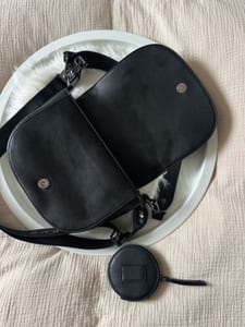Bugatti Damen Tasche Crossbag Halfmoon Handtashe schwarz – Bild 8 von 10