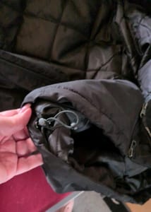 Damen Parka mit Kapuze und Kunstfellbesatz – Khaki – Größe M – Grün – Bild 8 von 10
