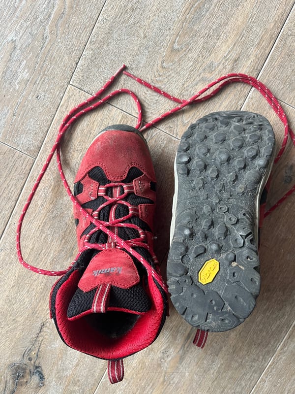 Kamik Kinder Wanderschuhe Gr. 34 Gore Tex – Rot – Bild 2 von 3