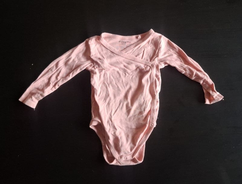 Baby 4er Set Langarmwickelbodys Gr.74/80 – Rosa – Bild 7 von 10