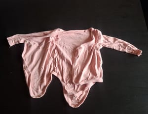 Baby 4er Set Langarmwickelbodys Gr.74/80 – Rosa – Bild 8 von 10