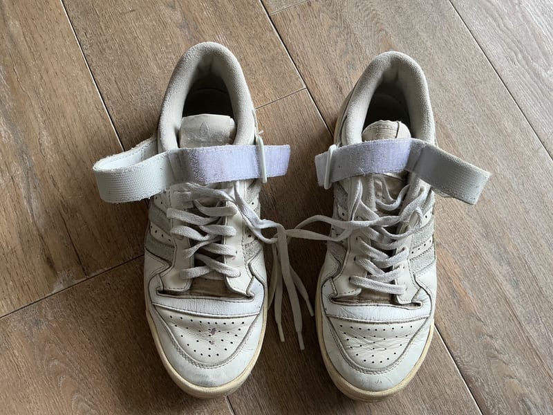Adidas Damen Sneaker Sportschuhe Retro/Shabby chic – Größe 40 – Weiß