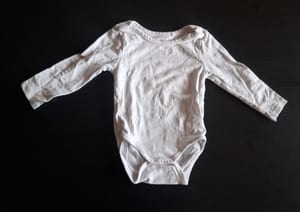 Baby 3er Set Langarmbodys Gr.74/80 – Weiß/Bunt – Bild 5 von 8