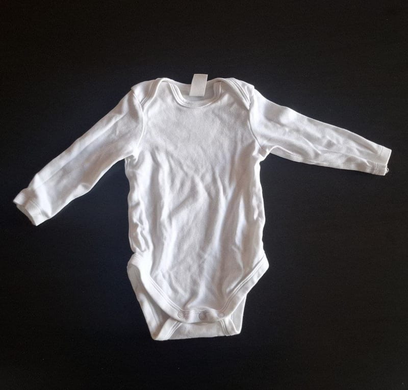 4er Set Baby Langarmbodys Gr.62/68 – Weiß – Bild 4 von 9