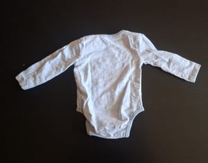 Baby 3er Set Langarmbodys Gr.74/80 – Lila/Blau/Rot – Bild 7 von 9