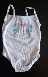 Baby 5er Set Kurzarmbodys Gr.74/80 – Rosa/Blau/Weiß – Bild 6 von 10