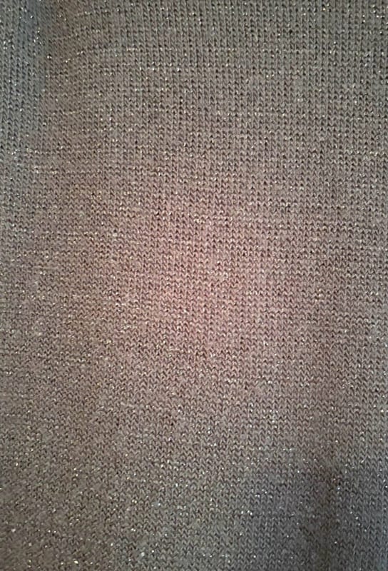 Mädchen Strickkleid mit Glitzergarn, langarm, schwarz – Größe 176 – Bild 2 von 4