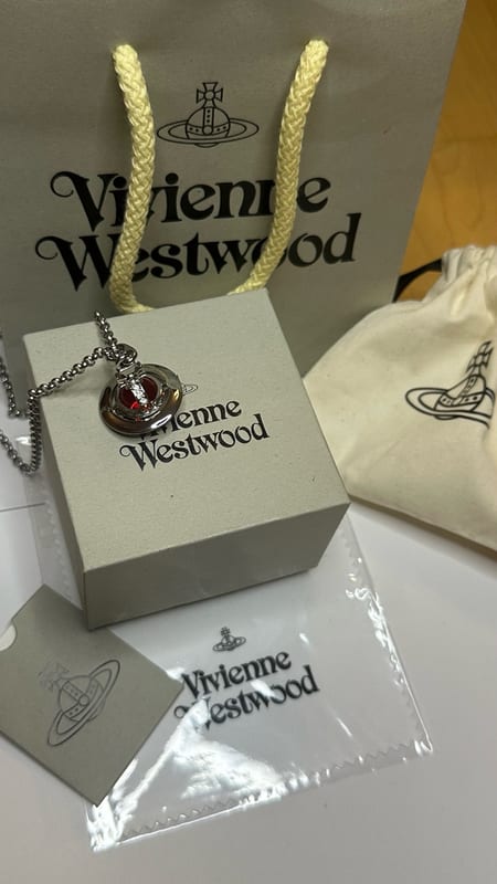 Vivienne Westwood Damen necklace Orb – Rot