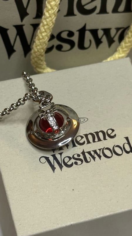 Vivienne Westwood Damen necklace Orb – Rot – Bild 2 von 9