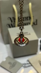 Vivienne Westwood Damen necklace Orb – Rot – Bild 8 von 9