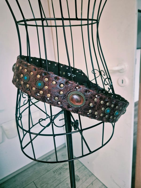 Damen Boho Gürtel braun