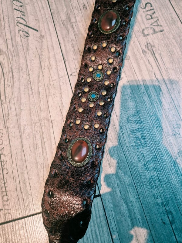 Damen Boho Gürtel braun – Bild 5 von 5