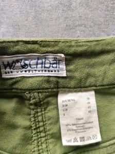 Damen Samthose von Waschbär in Kiwi grün – Bild 4 von 8