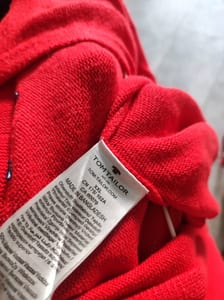 Damen Roter offener Cardigan mit gerafften Ärmeln – Größe XXL – Bild 6 von 6